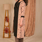Classy Beige cotton Ajrakh Jacket with Black Inner - Pant Optional