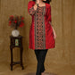 Exclusive Cotton Silk Tunic with Elegant Pearl Handwork on Front And Sleeves