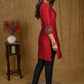 Exclusive Cotton Silk Tunic with Elegant Pearl Handwork on Front And Sleeves
