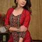 Exclusive Cotton Silk Tunic with Elegant Pearl Handwork on Front And Sleeves