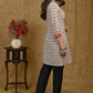 Stylish Collared Straight-Cut Cotton Mix Match Tunic