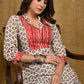 Stylish Collared Straight-Cut Cotton Mix Match Tunic