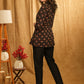 Trendy Black Cotton Ajrakh Shrug
