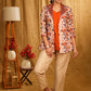 Smart Casual Floral Embroidered Jacket