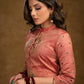 Exclusive Assam Silk Kurta with Beautiful Peacock Embroidery Motifs - Pant Optional