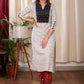 Graceful Straight Cut Ikat Kurta with Hand Embroidered Mirror Work On the Yoke and Beaded Sleeves