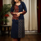 Stright Cut Cotton Handloom Kurta with Classy Blend of Ajrakh Fabric