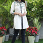 Exclusive off White Printed with Grey Combination Shirt Tunic.