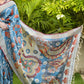 Exclusive Pure Tusser Silk Saree With hand painted Kalamkari design