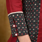 Simple And Elegant Cotton Tunic withhandmade Kutch Mirror Work on Yoke