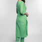 Pista Colour Cotton Kurta with Laces-Pant Optional