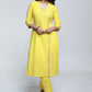 Classy Lemon Yellow Cotton Co-ord Kurta-Pant Optional