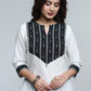 Smart Cotton Ikat Yoke Kurta-Pant Optional