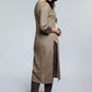 Cement Colour Cotton Ajrakh Combination Kurta-Pant Optional