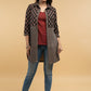 Smart Ajrakh Jacket with Maroon Inner - 2 Piece