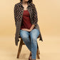Smart Ajrakh Jacket with Maroon Inner - 2 Piece