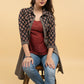 Smart Ajrakh Jacket with Maroon Inner - 2 Piece