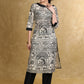 Evergreen Casual Madhubani Straight Cut Kurta