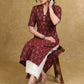 Trendy Ikat Straight Cut Kurta
