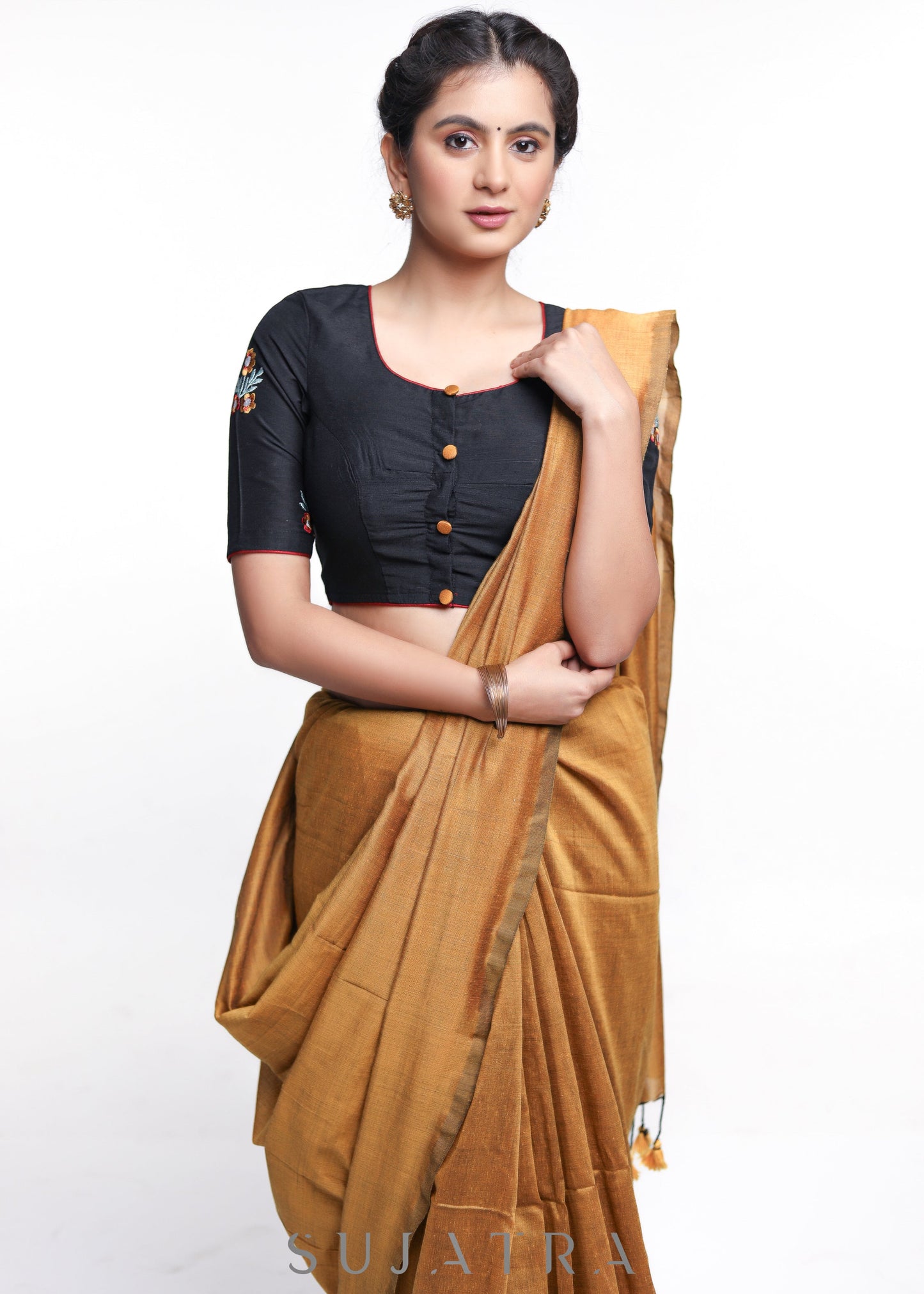 Classy Cotton Silk Embroidered Blouse