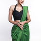 Black Halter Neck Cotton Silk Blouse