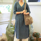 Smart Pure Cotton Navy Blue Striped Straight Cut Kurta Highlighted with Beautiful Lace - Pant Optional
