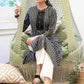 Trendy Cotton Black and White Striped Kurta - Pant Optional