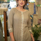 Elegant Cotton Embroidered Kurta - Pant Optional