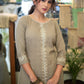 Elegant Cotton Embroidered Kurta - Pant Optional