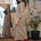 Cotton Turn Collared Kurta with Exclusive Embroidery on Sleeves- Pant Optional