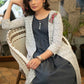 Smart Embroidered Ikat Jacket with Cotton Inner Kurta
