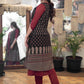 Elegant Cotton Maroon Kurta with Ajrakh Long Shrug - Pant Optional
