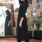 Must Have Black Cotton Kurta with Multicolor Cotton Silk Kantha Short Jacket - Pant Optional