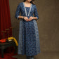 Trendy Indigo Combination A-Line Kurta - Pant Optional