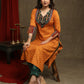 Beautiful Mustard Bandhani With Ikat Combination Kurta - Pant optional