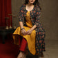 Beautiful Multicolour Kantha Shrug - Hand Painted Mustard Kurta Optional