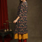Beautiful Multicolour Kantha Shrug - Hand Painted Mustard Kurta Optional