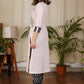 Elegant Hand Painted Gond Art on a Straight Cut Cotton Ikat Combinaton Pink Kurta