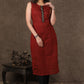 Black Ajrakh Jacket Style Kurta with Maroon Cotton Kurta with Antique Gold Hand Embroidery -2 Piece (Jacket + Inner) Pants Additional